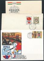 Hungarika 30 db bélyeg és 9 db boríték / Hungarika 30 stamps + 9 covers