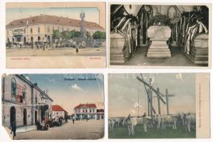 19 db RÉGI történelmi magyar város képeslap vegyes minőségben / 19 pre-1945 historical Hungarian town-view postcards in mixed quality