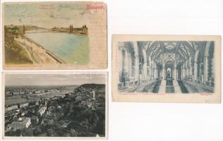 19 db RÉGI történelmi magyar város képeslap vegyes minőségben / 19 pre-1945 historical Hungarian town-view postcards in mixed quality