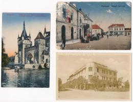 19 db RÉGI történelmi magyar város képeslap vegyes minőségben / 19 pre-1945 historical Hungarian tow...