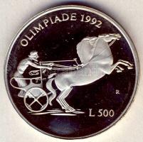 San Marino 1992. 500L Ag "Olimpia" T:PP