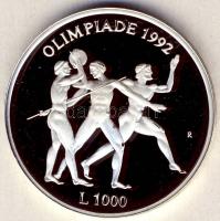 San Marino 1992. 1000L Ag "Olimpia" T:PP