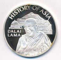 Cook-szigetek 2006. 1$ Ag Ázsia történelme - Dalai Láma kapszulában, tanúsítvánnyal (20,65g/0.999/39mm) T:PP patina Cook Islands 2006. 1 Dollar Ag History of Asia - Dalai Lama in capsule, with certificate (20,65g/0.999/39mm) C:PP patina