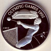 Szamoa 1992. 10T Ag "Olimpia-súlydobás" T:PP