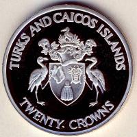 Turks & Caicos 1992. 20C Ag "Olimpia" T:PP