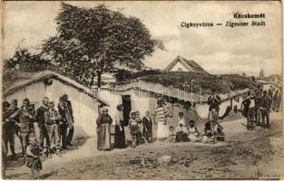 1915 Kecskemét, cigány város. Fekete Soma kiadása / Zigeuner Stadt (EK)