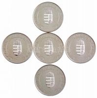 2004. 50Ft Cu-Ni "A Magyar Köztársaság az Európai Unió tagja" (5x) mind kapszulában T:1,1- Adamo FOEM5