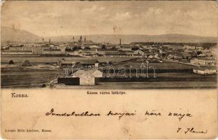 1902 Kassa, Kosice; látkép. László Béla kiadása / general view (EK)