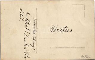 1913 Szászsebes, Mühlbach, Sebesul Sasesc, Sebes; Hegedűs és cimbalmos zenészek, Schunda V.J. Budape...