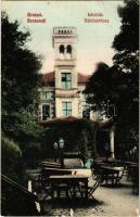 1909 Brassó, Kronstadt, Brasov; Lövölde. Glasz Károly kiadása / Schützenhaus / shooting hall (fl)