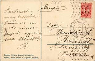 1911 Odessa, Odesa; Bord aupres de la grande fontaine / fishing boats