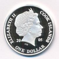 Cook-szigetek 2005. 1$ Ag "Ázsia történelme - Peking lesz Kína fővárosa - 1421" kapszulába...