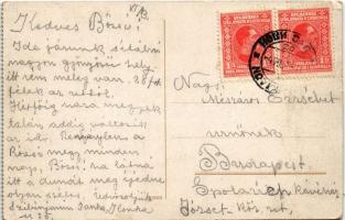 1930 Dunavske ratne flotile prilikom slave / Pétervárad vára, VARDAR és SAVA monitorok a Szerb-Horvá...