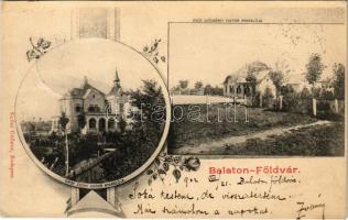 1902 Balatonföldvár, Gróf Zichy Andor és Gróf Széchenyi Viktor nyaralója. Klösz György Art Nouveau, floral (EK)