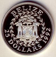 Belize 1992. 25$ Ag "Olimpia-gátfutás" T:PP
