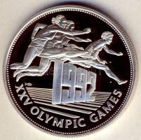 Belize 1992. 25$ Ag "Olimpia-gátfutás" T:PP