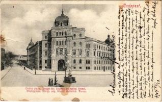 1904 Budapest II. Oszlop (ma Keleti Károly) utca, a M. kir. Központi Statisztikai Hivatal (EK)