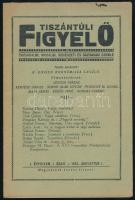 1934-1935 Tiszántúli Figyelő I. évfolyamának 1. száma és II. évfolyamának 3-4. száma, 2 db