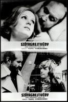 cca 1980 ,,Szótag rejtvény című lengyel film jelenetei és szereplői, 13 db vintage produkciós filmfotó, ezüstzselatinos fotópapíron, 18x24 cm