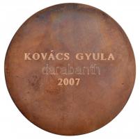 2007. "Solt Városért" egyoldalas, öntött bronz plakett, hátoldalon gravírozva, városi címe...