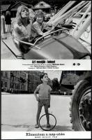 Játékok, játékos felnőttek és gyerekek, külföldi filmek egy-egy jelenete és szereplői, 13 db vintage...