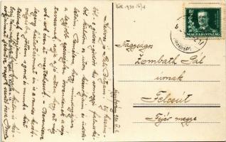 1930 Nagyberény (Siófok), Római katolikus templom, Apácazárda, utca, községház, Boncz János vegyeske...