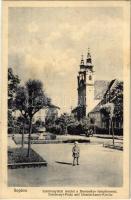 1929 Sopron, Széchenyi tér, Domonkos templom