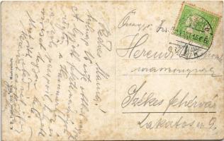 1914 Pozsony, Pressburg, Bratislava; Wien villámvasút Pötsen liget (Pozsonyligetfalu, Ligetfalu), Bé...