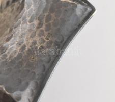 Ezüst (Ag) kínálótál, jelzett, nettó:429g, 30x21cm