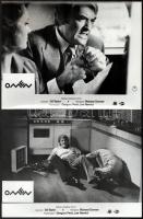 1976 ,,Ómen amerikai horror film jelenetei és szereplői (köztük Gregory Peck, Lee Remick), 10 db vintage produkciós filmfotó, ezüstzselatinos fotópapíron, 18x24 cm