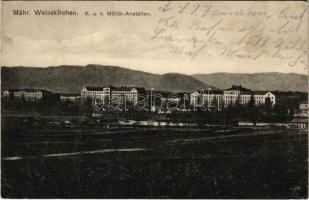 Hranice na Morave, Mährisch Weisskirchen; K.u.k. Militär Anstalten / Austro-Hungarian military barracks (EK)