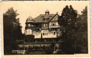 1935 Krásná Lípa, Schönlinde; Villa Baumann. Foto M. Marschner (EK)