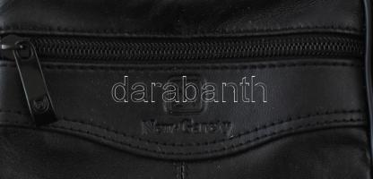 Bőr autós táska, jó állapotban, 26x18x8cm