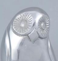 Design fém bagoly figura, m: 12,5 cm