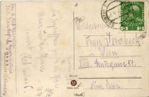 1916 Ceské Budejovice, Budweis; Ringplatz / square, tram