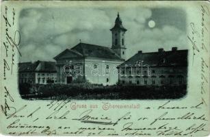 1899 (Vorläufer) Terezín, Theresienstadt; night (EK)