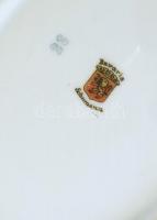 Schumann Bavaria áttört porcelán kínáló, kézzel festett, jelzett, hibátlan, d: 17cm