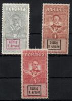 Német megszállás Romániában 9. hadsereg 3klf okmánybélyeg