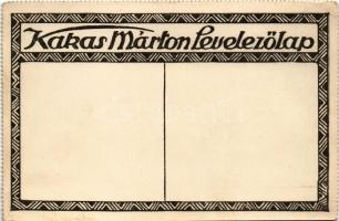 S. Kalivoda Kata. Kakas Márton levelezőlap - Magyar festő, grafikus, karikaturista / Hungarian artis...