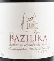 1997 Pók-Polónyi Pince Egri Bazilika Cuvée,13%, szakszerűen tárolt bontatlan palack száraz vörösbor,...