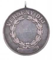 DN "Ép ész csak edzett testben él / Verseny díj" peremen jelzett Ag díjérem füllel (9,08g/...