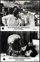 1968 ,,Egy remete Rómában című olasz film jelenetei és szereplői (köztük Vittorio Gassman), 13 db vintage produkciós filmfotó, az egyik kép felületén kis hiba, ezüstzselatinos fotópapíron, 18x24 cm