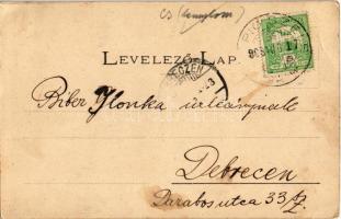 1903 Tápiószele, Református templom. Hoffer Ignác kiadása (EK)