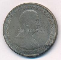 1930. 5P Ag Horthy jobbra T:3 patina Adamo P8