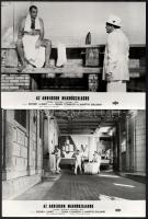 1971 ,,Az Anderson magnószalagok című amerikai film jelenetei és szereplői, 13 db vintage produkciós filmfotó, ezüstzselatinos fotópapíron, 18x24 cm
