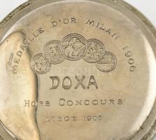 Doxa nagyméretű fémtokos zsebóra hibátlan számlap. Kis javításra szorul 6,8cm