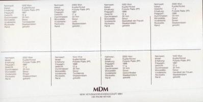 Dél-Korea 1986-88. 1000W (4x), 2000W (4x) "Olimpia" szettben, mind klf motívummal T:PP Ere...