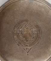 cca 1880 Graves Sheffield jelzett ezüst (Ag) tokos kulcsos zsebóra, kulcs nélkül, másodpercmutató né...