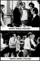 1973 ,,Meghívó szombat délutánra" című svájci film jelenetei és szereplői, 19 db vintage produk...