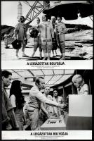 1976 ,,A leigázottak bolygója című NDK tudományos-fantasztikus film jelenetei és szereplői, 17 db vintage produkciós filmfotó, ezüstzselatinos fotópapíron, 18x24 cm